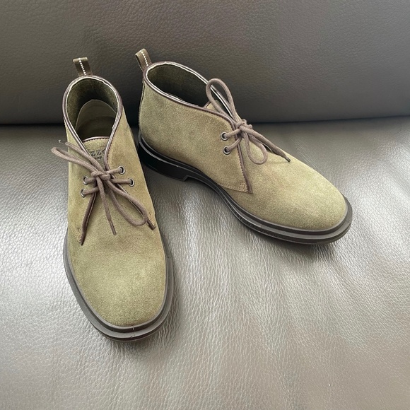 $380.00  PEZZOL 1951 SUEDE GREEN HI TOP BOUTIE 7 main image 5